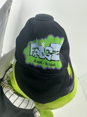 Gemmy Frogz Rock Rap It Ribbit Hip Hop Frog Singing Plush Livin