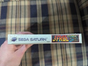 Sega Saturn, 3 Free Games Promo Pack VF2, Daytona, Virtua Cop, New and Sealed