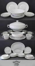 1962/Haviland/France/Cotes Torses/porcelain service with bouillon bowls/29+2 pcs