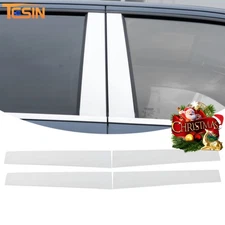 Window B Pillar Post Body Cover Trim for Dodge Ram 1500 18+ Chrome Accessories