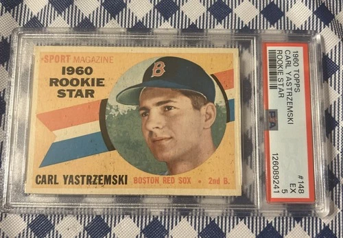 1960 Topps Set-Break #148 Carl Yastrzemski Rookie Star PSA 5 EX