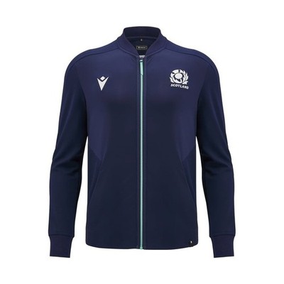 RUGBY SCHOTTLAND   SWEATSHIRT ANTHEM ZIP - MACRON - Saison 2024/25