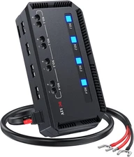 12V Fuse Block, Universal 20A Motorcycle Fuse Relay Box Kit with LED Warning Ind