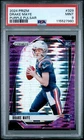 2024 Panini Prizm Drake Maye Purple Pulsar Prizm Rookie #329 PSA 9