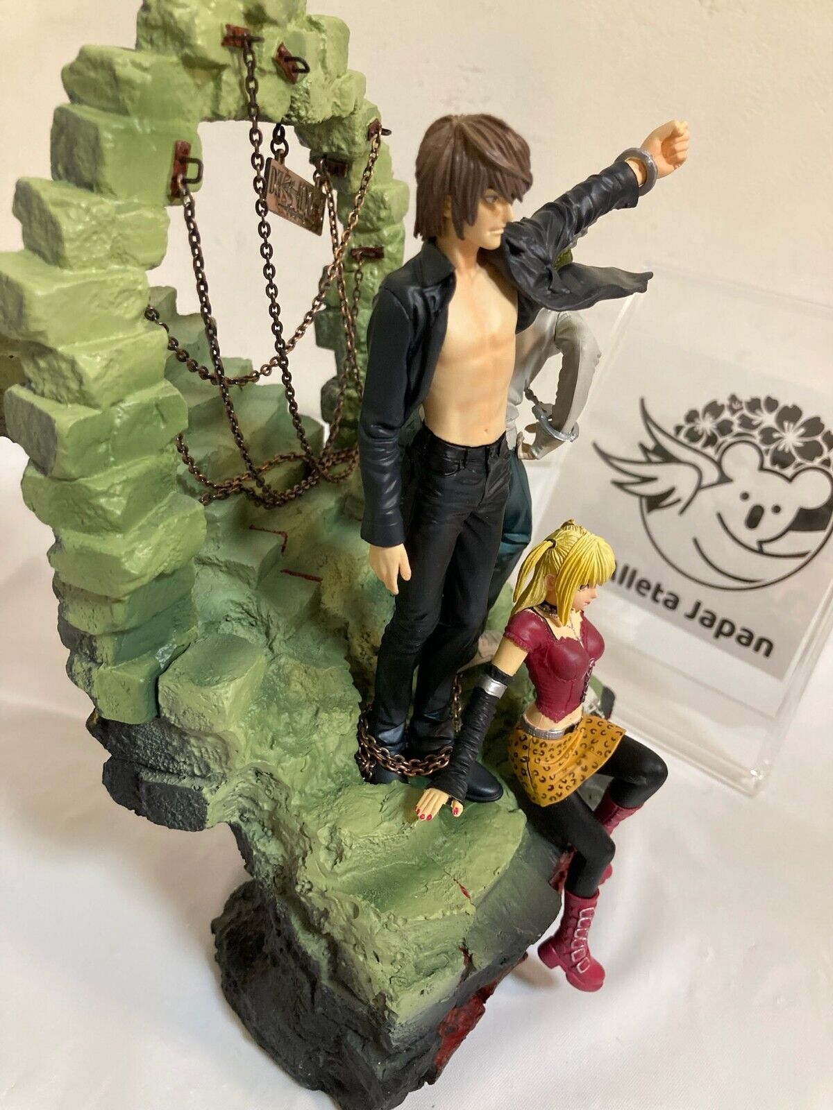 DEATH NOTE Diorama Figure Light Yagami L Misa Amane Toy Kodansha Deathnote