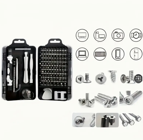 115 in 1 Precision Screwdriver Set Magnetic Repair Tool Bits for Phone Laptop PC - Picture 2 of 16