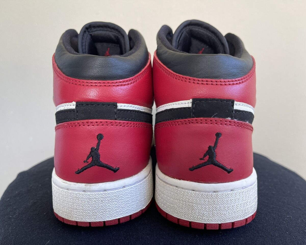 Rare Nike Air Jordan 1 Retro GS Sz 4.5Y White Black Bred Red Rare Nike Air Jordan 1 Retro GS Sz 4.5Y White Black Bred Red