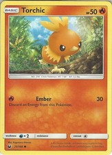 25/168 Torchic Common: Pokemon Trading Card Game SM-07 Celestial Storm