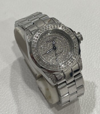 27. Invicta Women’s Silver Crystal Bezel Bracelet Watch Invicta main image 3