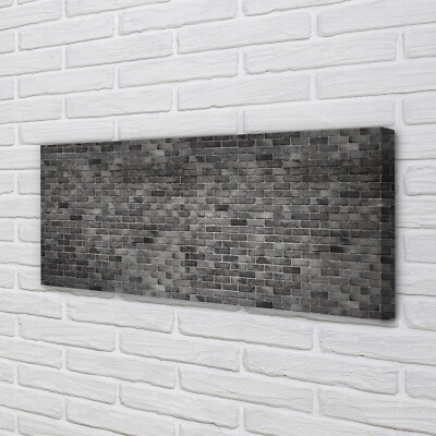 Tulup Leinwandbild 125x50 Wandkunst Vintage brick wall