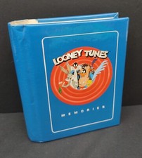 VTG Looney Tunes Memories Photo Album Book Warner Bros 1990 Holds 4X6" Photos