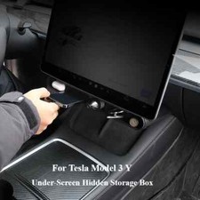Suitable for Tesla Model3 Y hidden storage box under the screen rear storage box