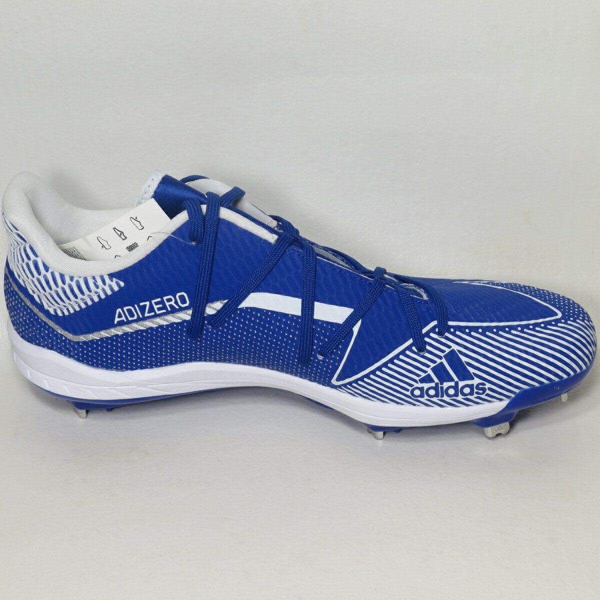 adidas adizero Afterburner 7 Baseball Cleats Royal Blue 