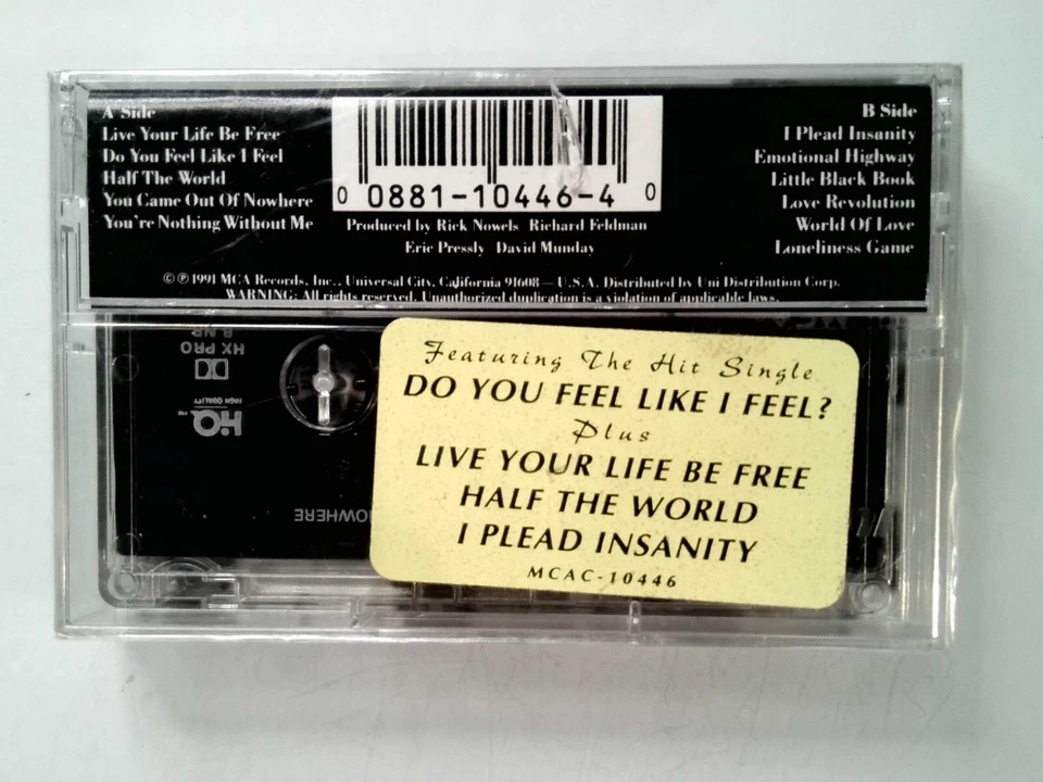 Belinda Carlisle – Live Your Life Be Free Cassette Tape 1991 Pop Rock Album New - Image 2 of 2