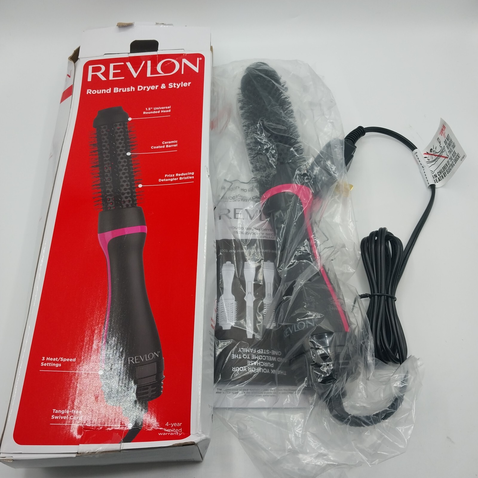 Revlon One Step Root Booster Round Brush Dryer and Hair Styler Fight