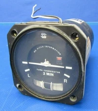 S-Tec 28v Turn Coordinator P/N 6405-28L WARRANTY (0220-214)