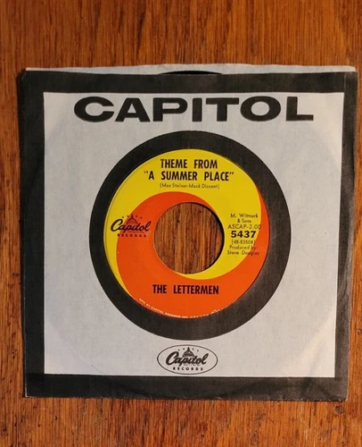 The Letterman-Theme from "A Summer Place"/Sealed With A Kiss with paper sleeve