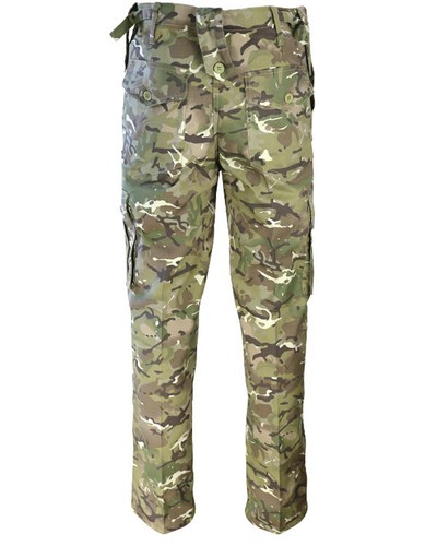 BTP Combat Trousers British Army MTP Style Military Camo Cargo Pants Kombat UK - Picture 3 of 6
