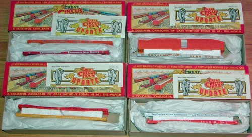 HO WALTHERS THE GREAT CIRCUS TRAIN COMPLETE SET 12 BOXES - Picture 2 of 4