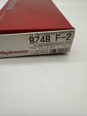 Dieckmann Zt.-zylindersafe-Garnitur 8748 F-2