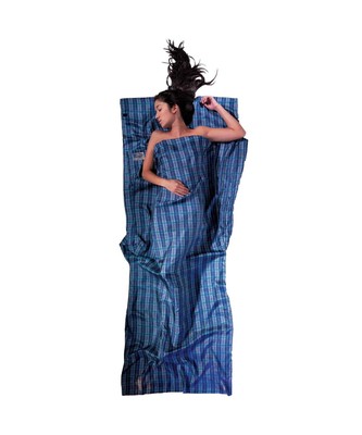 Cocoon Silk TravelSheet REGULAR Checked Silk