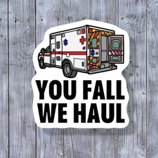 EMT Paramedic Vinyl Sticker Laptop Sticker Water Bottle Sticker Decal