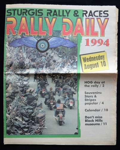 1994 STURGIS RALLY DAILY NEWSPAPER