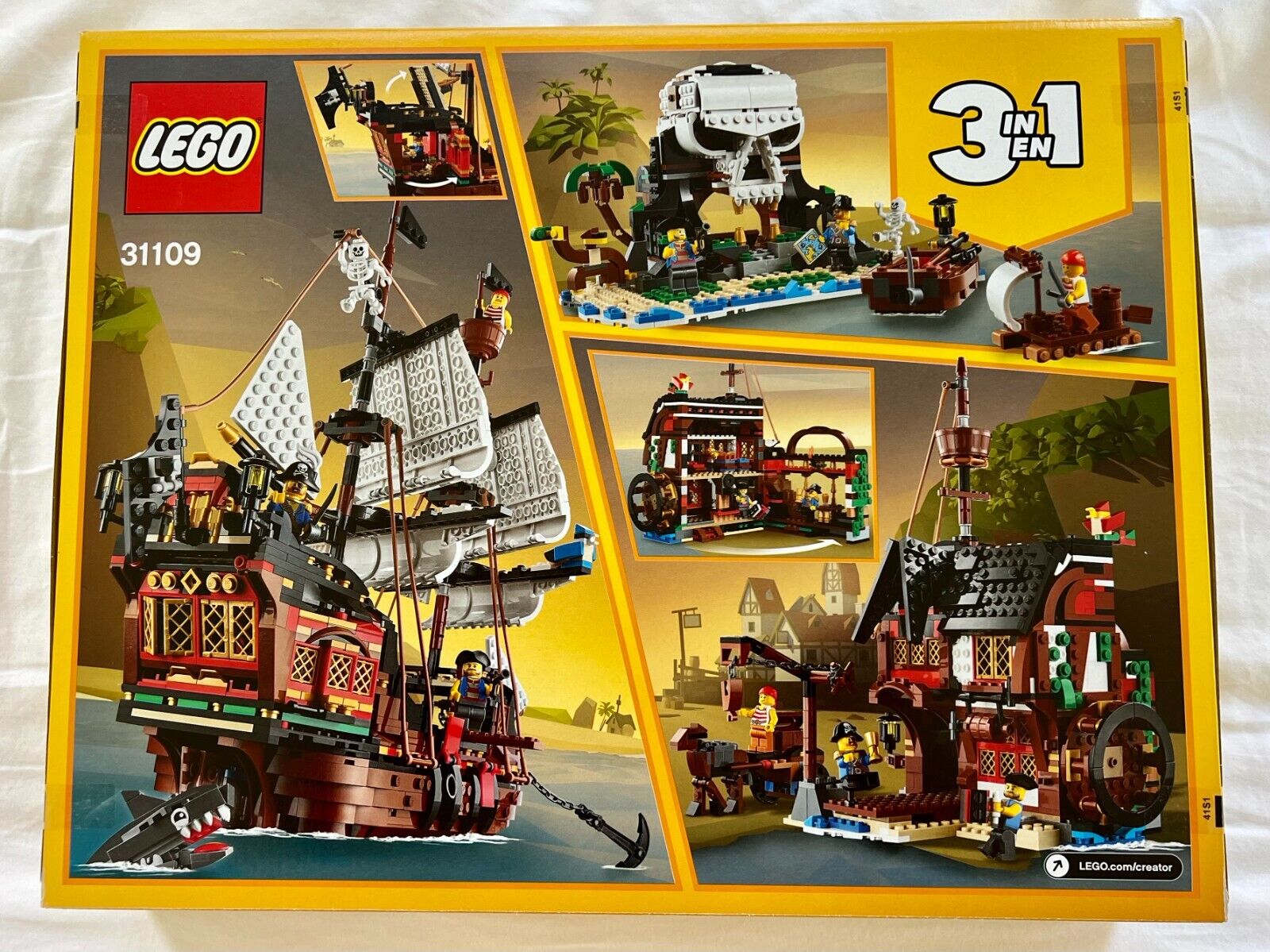 Pirate Ship 31109 | Creator 3-in-1 | Buy online at the Official LEGO® Shop  US