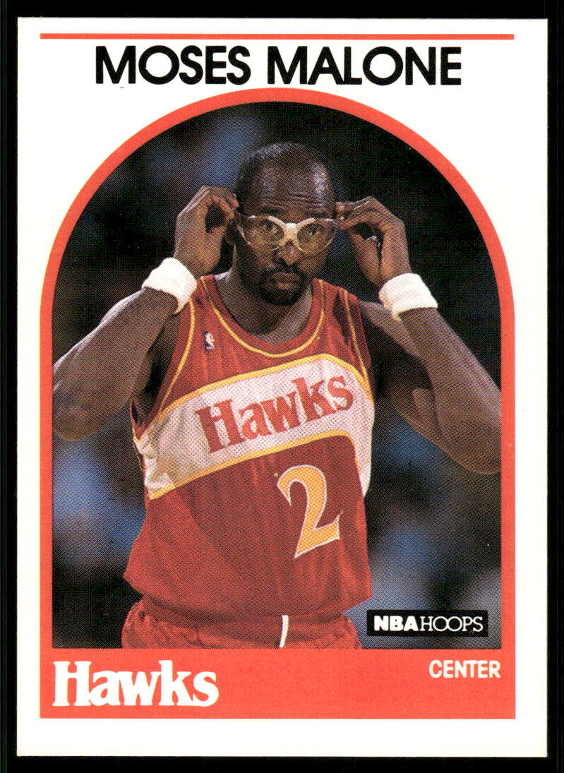 1989-90 Hoops Superstars #4 Moses Malone