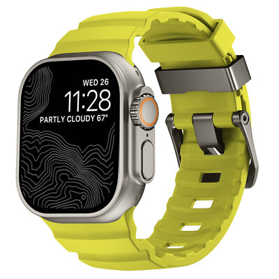 Silicone Sports Band for Apple Watch Ultra Series 11 10 9 8 SE 42/44/45/49/46mm