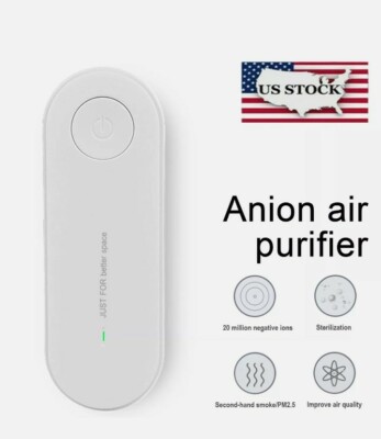 Pure Air (2 units) - Negative Ion Generator Air Purifier,Plug-in,USA Stock,white