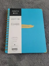 7 x 9 Weekly/Monthly Planner, Jul 2017 - Jun 2018 ASHLEYG for Blue Sky  