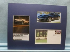 The 1969 Chevy Corvette Stingray & First day Cover honoring the 1953 Corvette