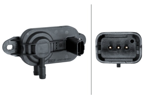 Hella 6PP 009 409-571 Sensor, Auspuff Druck FüR , CitroëN, Ds, Fiat, Iveco, Mini-image