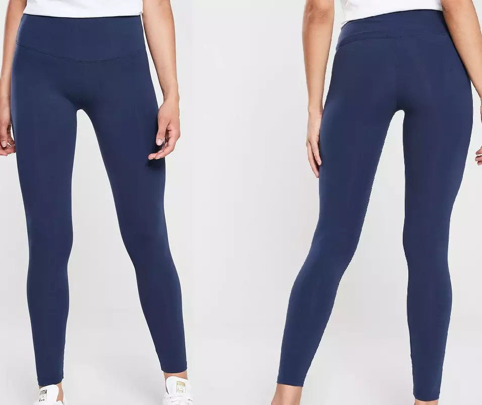 Value Tall Confident Curve Leggings UK18 Navy V by Very