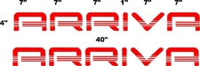 ARRIVA BOAT DECAL DECALS retro vintage old sticker 30 COLOR CHOICES