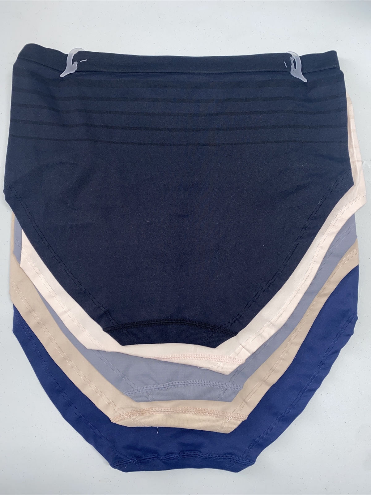 NAUTICA INTIMATES NT9935 5 PCK SIZE 2XSOFT HIGH WAIST BRIEF PANTIES