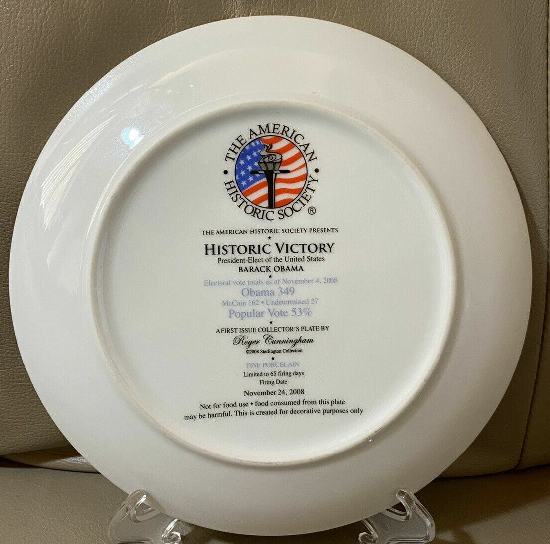 Barack Obama 44th President 8-inch Presidential Decorative