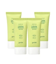 GOODAL Heartleaf Calming Moisture Sun Cream (50ml 1+1 Set) X 2  SPF50+ PA++++