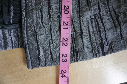 Chico's Vertical Crush Jacket Gray Silver Size 1 New with Tags - Picture 6 of 9