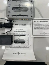 AUDIO AUTHORITY 1184 Signal Hum Eliminator