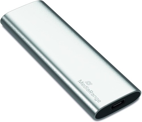 MEDIARANGE Disque Externe Ssd 120Go Mr1100 Type C Argent 120 GB