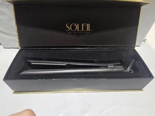 Soleil Ceramic Flat Iron (Black) New