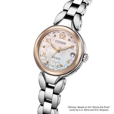 CITIZEN EXCEED Disney Collection ES9475-56N Winnie the Pooh Limited Solaruhr