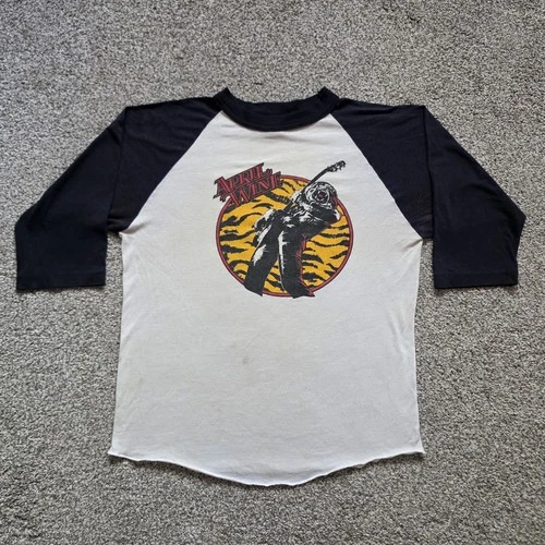 April Wine Nature Of The Beast World Tour Ragla 1980s vintage concert t-shirt, vintage, single stitch, B+ condition