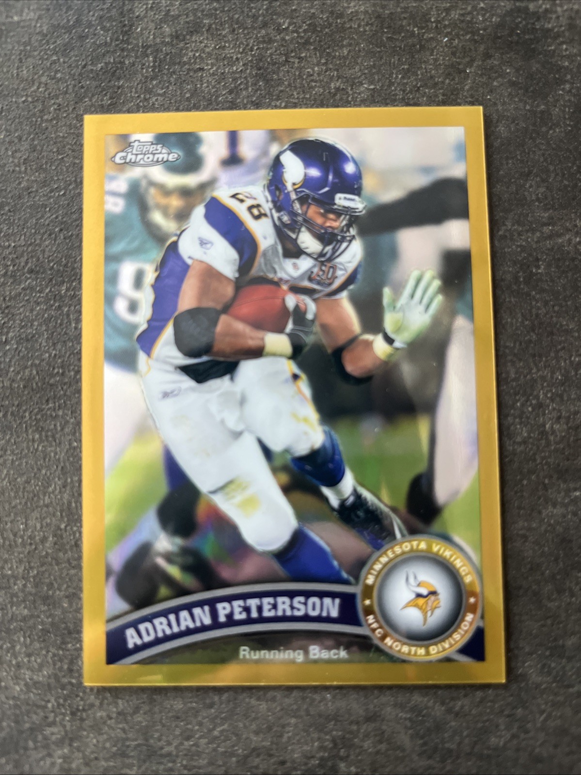 2011 Topps Chrome - Adrian Peterson #220 Gold Refractor /50