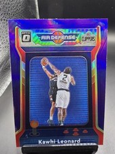 Kawhi Leonard 2020-21 Donruss Optic Air Defense Purple Prizm #4 - Clippers