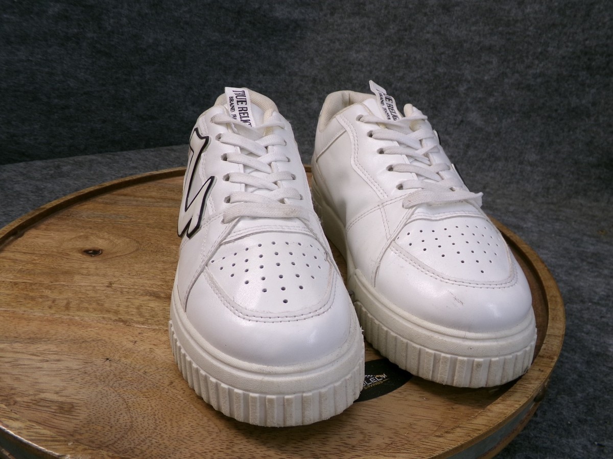 True Religion Stashaus Sneakers Women's Size 8 White Y2K Shoes