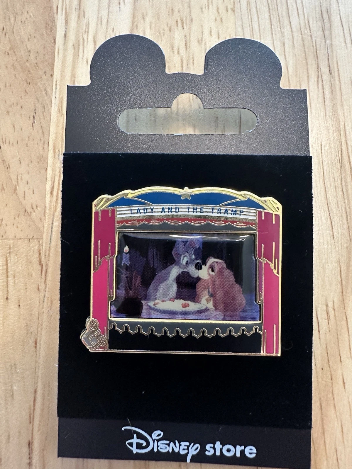 Disney PiN Theater Series Tokyo Jds Lady And The Tramp Spaghetti LE