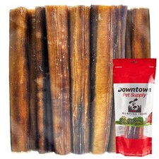 Jumbo Bully Sticks for Dogs Natural Beef Chews, LowOdor  RawhideFree, Long ...